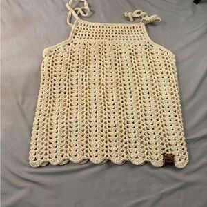 Homemade crochet top